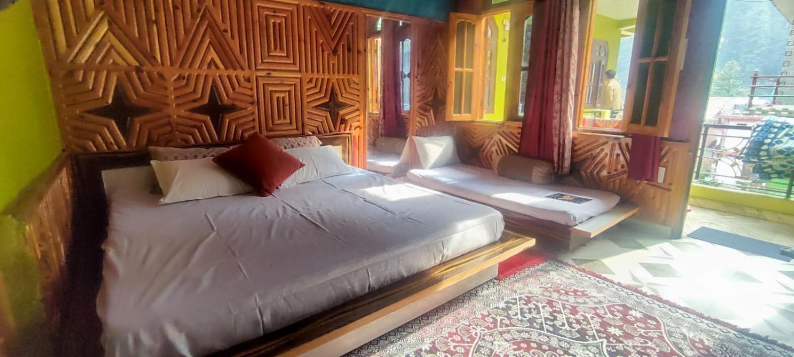 Ferienwohnung Little Hamlet Choj Kasol Exterior foto